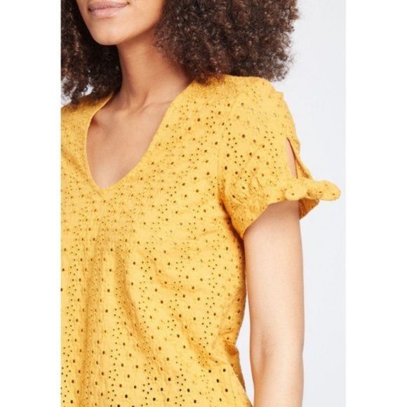 Modcloth Tops - ModCloth Ideal Discovery Mustard Yellow Blouse